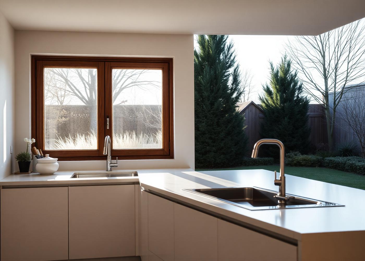 Cucina moderna sul giardino — San Martino di Lupari (PD)